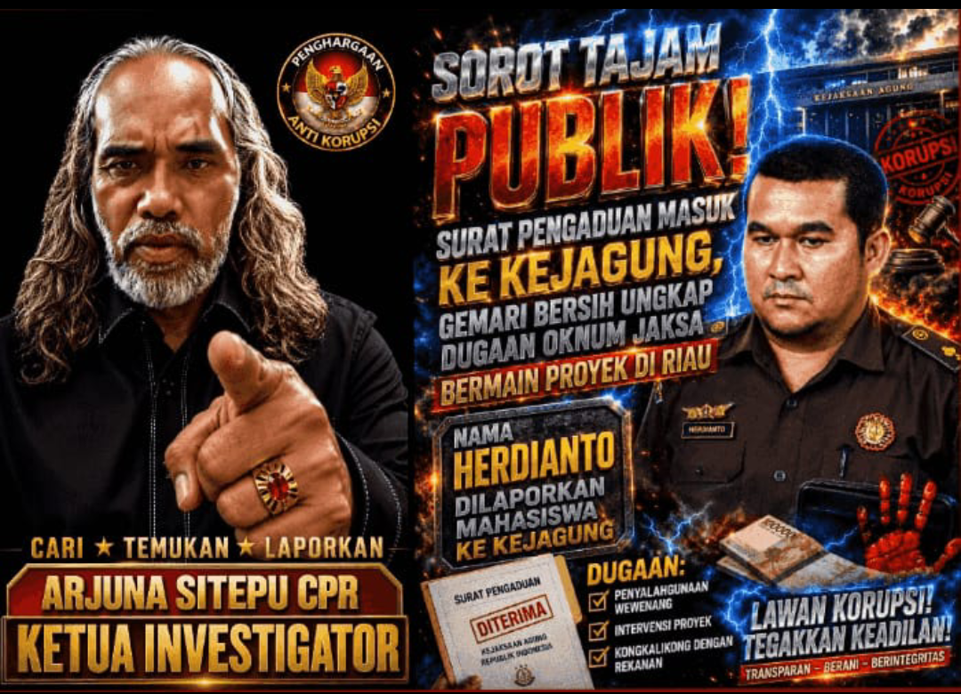 Satu Telepon dari Herdianto Kasi Uheksi Kejati Riau Dapat Batalkan Lelang – Ini Bukan Jaksa, Ini Raja Tanpa Mahkota